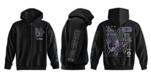Butterfly Zip-up Hoodie