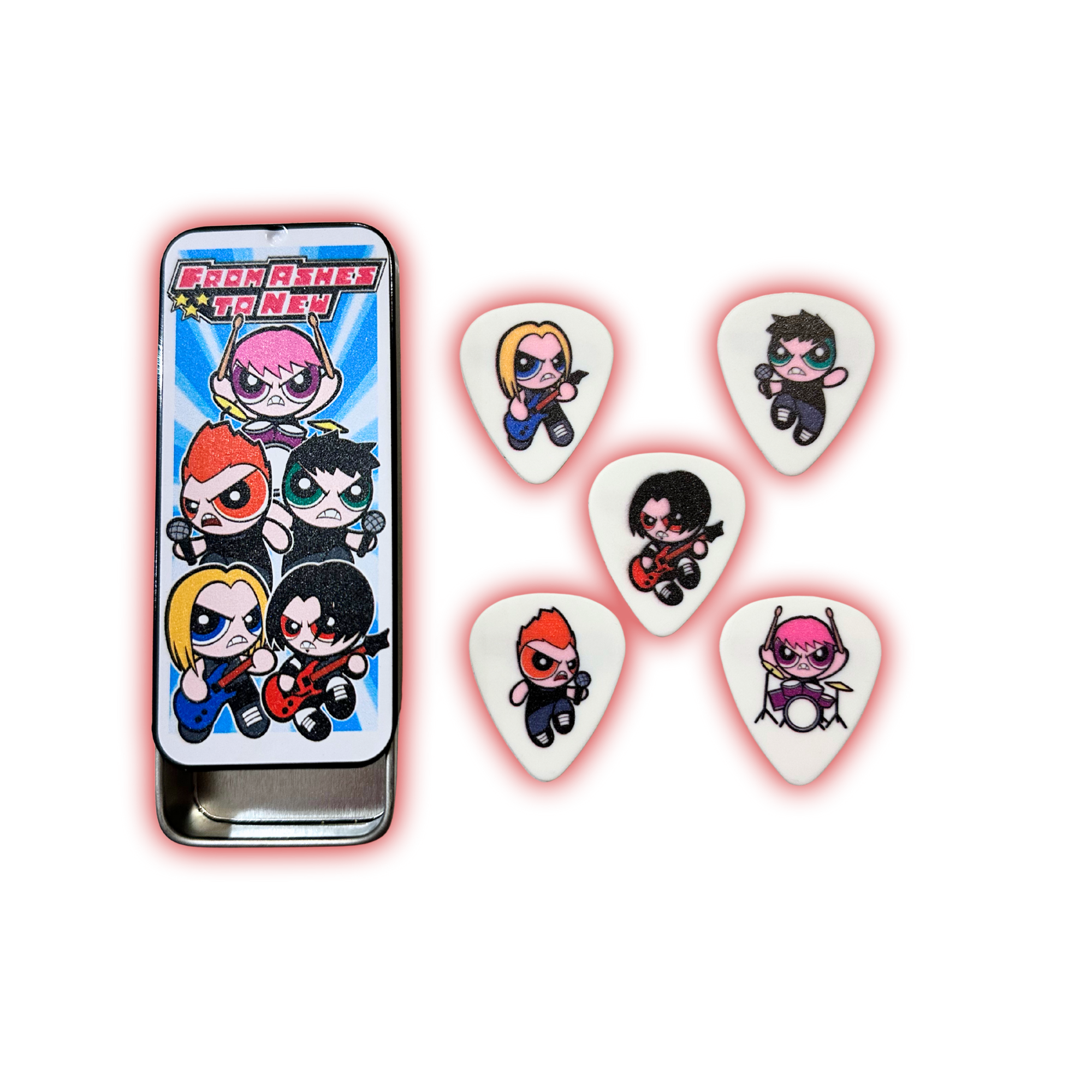FATN x PowerPuff Girls Pick Tin
